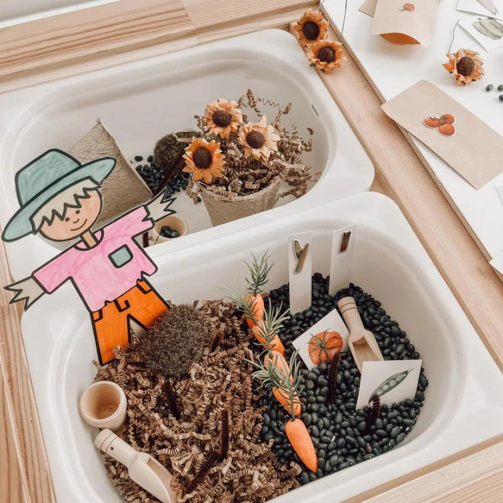 PastelLudique-Ensemble sensoriel comprenant une activité créative et éducative sur le thème du jardin pour vos enfants de 2 à 6 ans